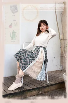 2020 new mori girl flower women Japanese style patchwork design half skirts
2020 new mori girl flower women Japanese style patchwork design half skirts