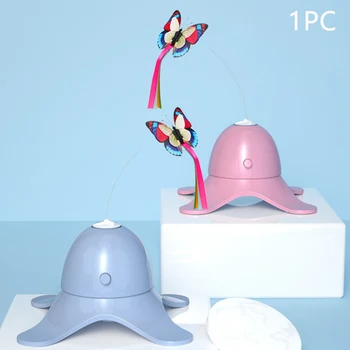 Retractable 360 Rotating Cat Teaser Automatic Catcher Pet Supplies Funny Scratch Resistant Colorful Butterfly Electric Toy
Retractable 360 Rotating Cat Teaser Automatic Catcher Pet Supplies Funny Scratch Resistant Colorful Butterfly Electric Toy