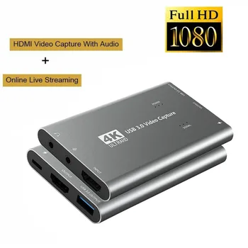 Video Card Plug And Play USB 3.0 Hdmi Recorder 4K 1080P 60Hz Computer Broadcast Game Grabber Live Streaming Conference
Video Card Plug And Play USB 3.0 Hdmi Recorder 4K 1080P 60Hz Computer Broadcast Game Grabber Live Streaming Conference