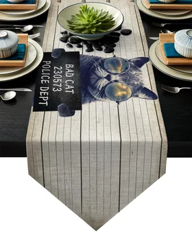 Retro Bad Cat British Bobtail Table Runner Table Flag Home Party Decorative Tablecloth Table Runners
Retro Bad Cat British Bobtail Table Runner Table Flag Home Party Decorative Tablecloth Table Runners