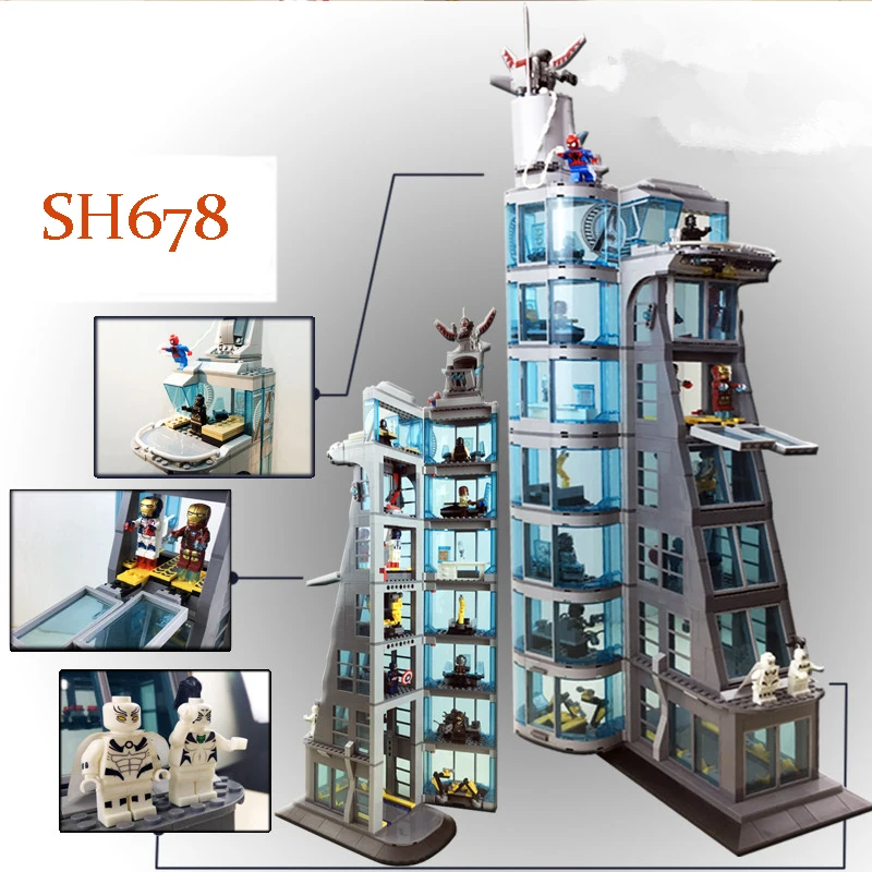 Upgraded Legoinglys Avengers 3 Tower Fit 76038 Infinity Wars Super Heroes Spider Ironman Building Block Bricks Kid Gift Toy
Upgraded Legoinglys Avengers 3 Tower Fit 76038 Infinity Wars Super Heroes Spider Ironman Building Block Bricks Kid Gift Toy