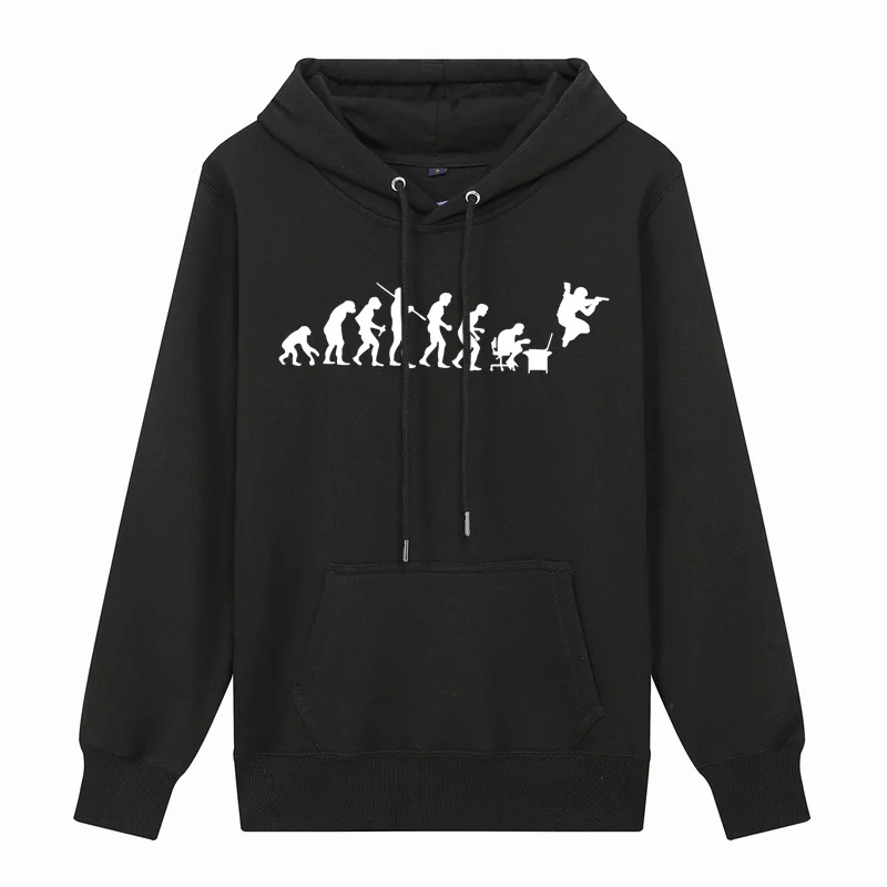 Men's CS GO Cotton Hoodies Evolution of Human Kind Printed Looped Fabric Hooded Sweatshirts Casual Loose Thin Pullover Tops
Men's CS GO Cotton Hoodies Evolution of Human Kind Printed Looped Fabric Hooded Sweatshirts Casual Loose Thin Pullover Tops