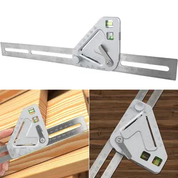 practical Roof Revolutionizing Carpentry Utensil Measuring Tool Angle Ruler protractor carpenter tools Stainless steel+Plastic14
practical Roof Revolutionizing Carpentry Utensil Measuring Tool Angle Ruler protractor carpenter tools Stainless steel+Plastic14