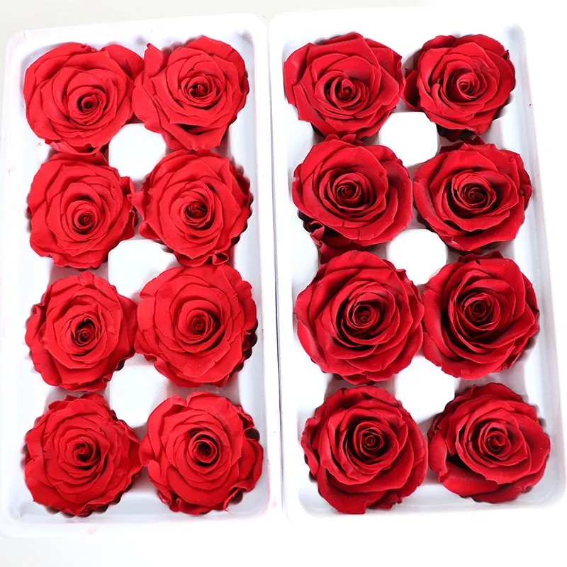 4-5cm 8pcs Immortal Rose Head Preserved Everlasting Flower Eternal Rose DIY Bouquet Floral valentines day gift Wedding Material
4-5cm 8pcs Immortal Rose Head Preserved Everlasting Flower Eternal Rose DIY Bouquet Floral valentines day gift Wedding Material
