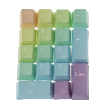 17 Key RGB Top Printed PBT Shot Backlit Keycap For Cherry MX Switches Mechanical Keyboard Numpad 1 Set
17 Key RGB Top Printed PBT Shot Backlit Keycap For Cherry MX Switches Mechanical Keyboard Numpad 1 Set