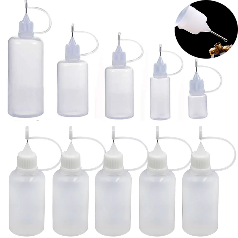 5/10/20/30 ML Plastic Empty Dropper Bottles With Needle Tip Squeezable Liquid Bottle Portable Mini Refillable | Красота и здоровье