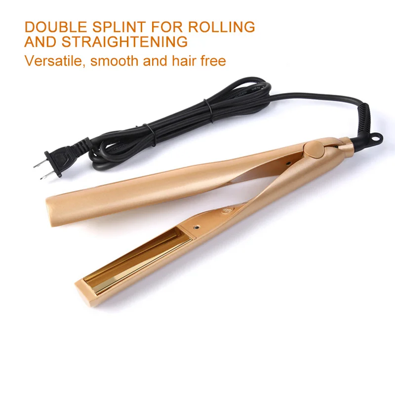 New Multi-Function Hair Curler Gold ABS Material Portable Splint Hair Straight Hair Double Bangs Style Splint Perm Hair Styling
New Multi-Function Hair Curler Gold ABS Material Portable Splint Hair Straight Hair Double Bangs Style Splint Perm Hair Styling