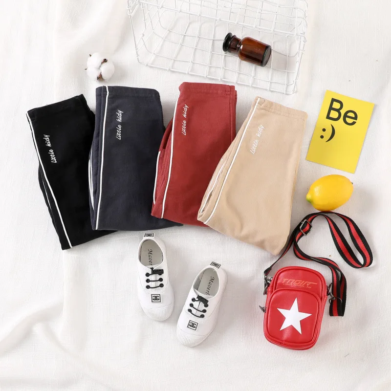2019 Spring New Style Children CHILDREN'S Pants Men And Women Children Pocket Covered Edge Elasticity Casual Straight-leg Pants
2019 Spring New Style Children CHILDREN'S Pants Men And Women Children Pocket Covered Edge Elasticity Casual Straight-leg Pants