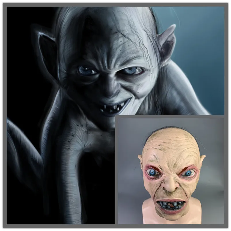 New The Lord of The Rings Gollum Cosplay Mask Halloween Latex Horror Party Props Funny Mask Latex Decoration Accessories
New The Lord of The Rings Gollum Cosplay Mask Halloween Latex Horror Party Props Funny Mask Latex Decoration Accessories
