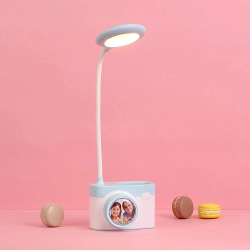 NEW Camera Table Lamp LEDs Night Light Study Book Light with Pen Holder Built-In 1200MAh Rechargeable Batterys for Kids Children
NEW Camera Table Lamp LEDs Night Light Study Book Light with Pen Holder Built-In 1200MAh Rechargeable Batterys for Kids Children