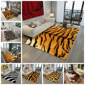 Creative Leopard Tiger Pattern Type 3D Printing Carpet Living Room Decor Area Rugs Bathroom Kitchen Anti-Slip Large Floor Mats 
Creative Leopard Tiger Pattern Type 3D Printing Carpet Living Room Decor Area Rugs Bathroom Kitchen Anti-Slip Large Floor Mats