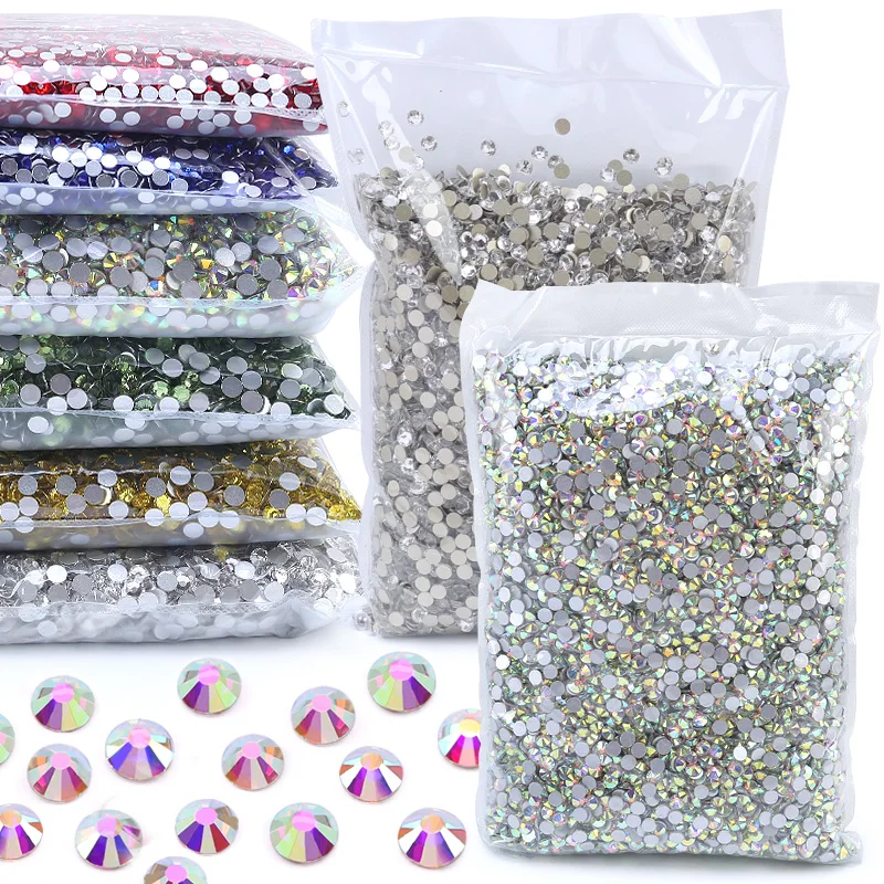 Wholesale 1440-14400PCS/PACKS SS3-SS50 Crystal AB 3D Nail Art Decoration Rhinestones Glue on Flatback Clothing DIY Rhinestone
Wholesale 1440-14400PCS/PACKS SS3-SS50 Crystal AB 3D Nail Art Decoration Rhinestones Glue on Flatback Clothing DIY Rhinestone