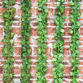 12pc/lot Artificial plants Creeper greenery leaf Ivy Grape Vine Hanging Garland Rattan Artificial Flowers For Home Wedding Decor
12pc/lot Artificial plants Creeper greenery leaf Ivy Grape Vine Hanging Garland Rattan Artificial Flowers For Home Wedding Decor