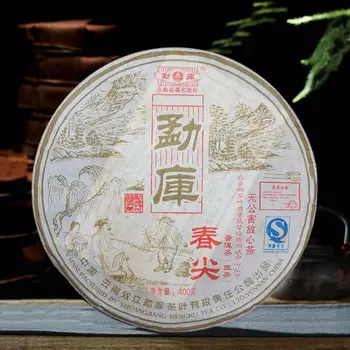 Spring Tip * 2007 Yunnan Shuangjiang Mengku Pu Erh Puer Puerh Raw Shen Cha 400g
Spring Tip * 2007 Yunnan Shuangjiang Mengku Pu Erh Puer Puerh Raw Shen Cha 400g