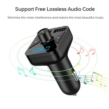Hot Bluetooth FM Transmitter with 3.4A Dual USB Charger Car MP3 FM Transmitter Support TF Card U Disk Lossless Audio Play
Hot Bluetooth FM Transmitter with 3.4A Dual USB Charger Car MP3 FM Transmitter Support TF Card U Disk Lossless Audio Play