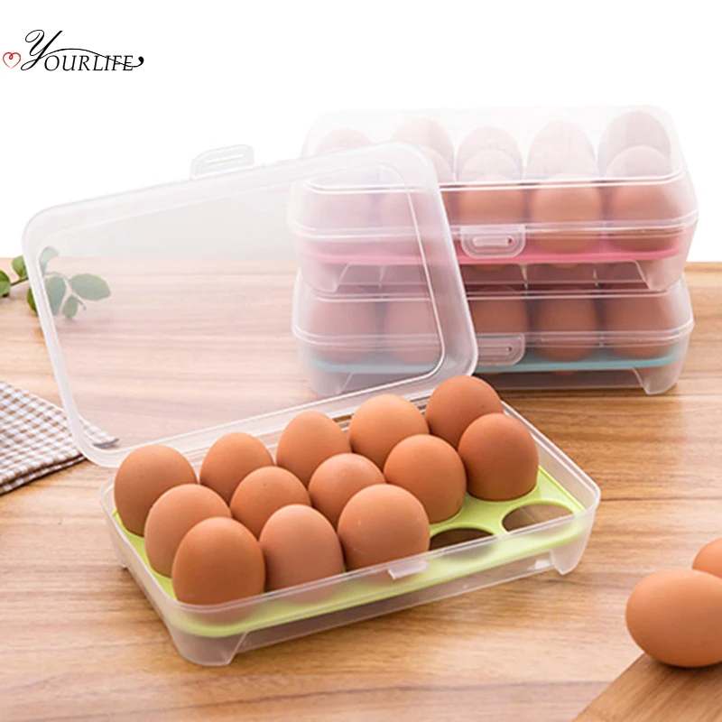 OYOURLIFE 15 Grid Kitchen Egg Storage Box Egg Container Transparent Egg Food Freshness Preservation Box Refrigerator Organizer
OYOURLIFE 15 Grid Kitchen Egg Storage Box Egg Container Transparent Egg Food Freshness Preservation Box Refrigerator Organizer
