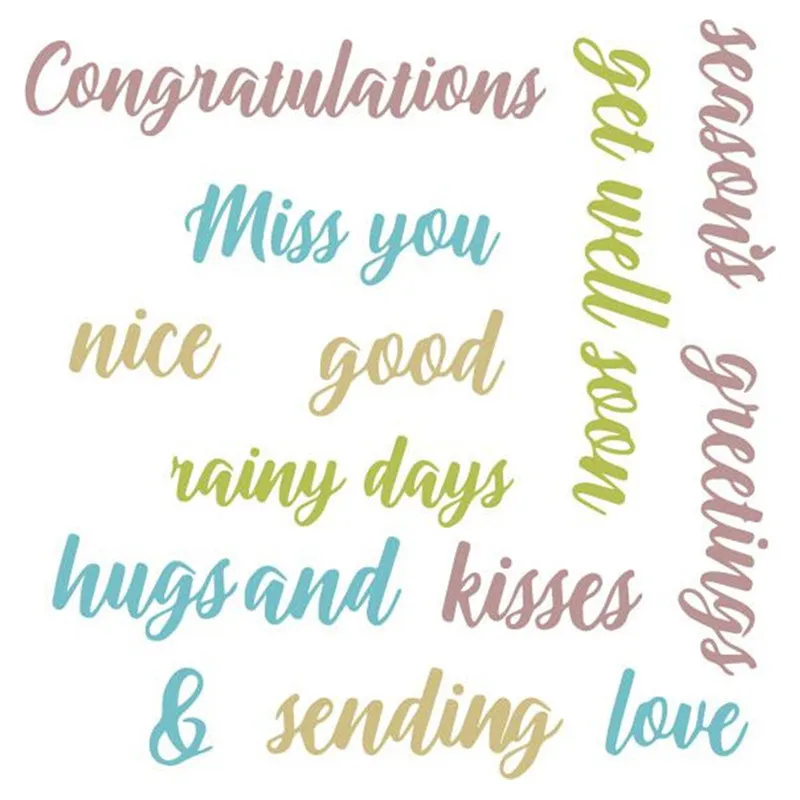 DiyArts Letter Dies So Many Word Metal Cutting Dies New 2019 Craft Dies Scrapbooking Card Making Embossing Stencil Die Cut Decor
DiyArts Letter Dies So Many Word Metal Cutting Dies New 2019 Craft Dies Scrapbooking Card Making Embossing Stencil Die Cut Decor