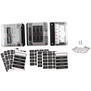 Dc 12-32V Truck Motorhome-Coach Boat Bus Bar Power Distribution Block Double Busbars 12-Way Boat Bus 12-Way Fuse Box With Led Li
Dc 12-32V Truck Motorhome-Coach Boat Bus Bar Power Distribution Block Double Busbars 12-Way Boat Bus 12-Way Fuse Box With Led Li