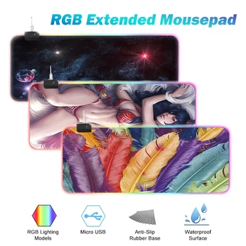 RGB Gaming Mouse Mat Large Led Mousepad Extended Glowing Computer Keyboard Mice Pad Water-Resistant Gaming Macbook Laptop Desk
RGB Gaming Mouse Mat Large Led Mousepad Extended Glowing Computer Keyboard Mice Pad Water-Resistant Gaming Macbook Laptop Desk