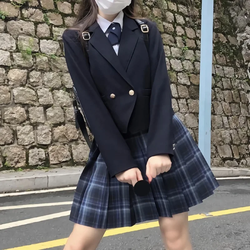 Women Autumn Winter JK Suit High Waist Japan School Uniform Short Design Single Breasted Blazer Coat Top Outwear Clothes
Women Autumn Winter JK Suit High Waist Japan School Uniform Short Design Single Breasted Blazer Coat Top Outwear Clothes