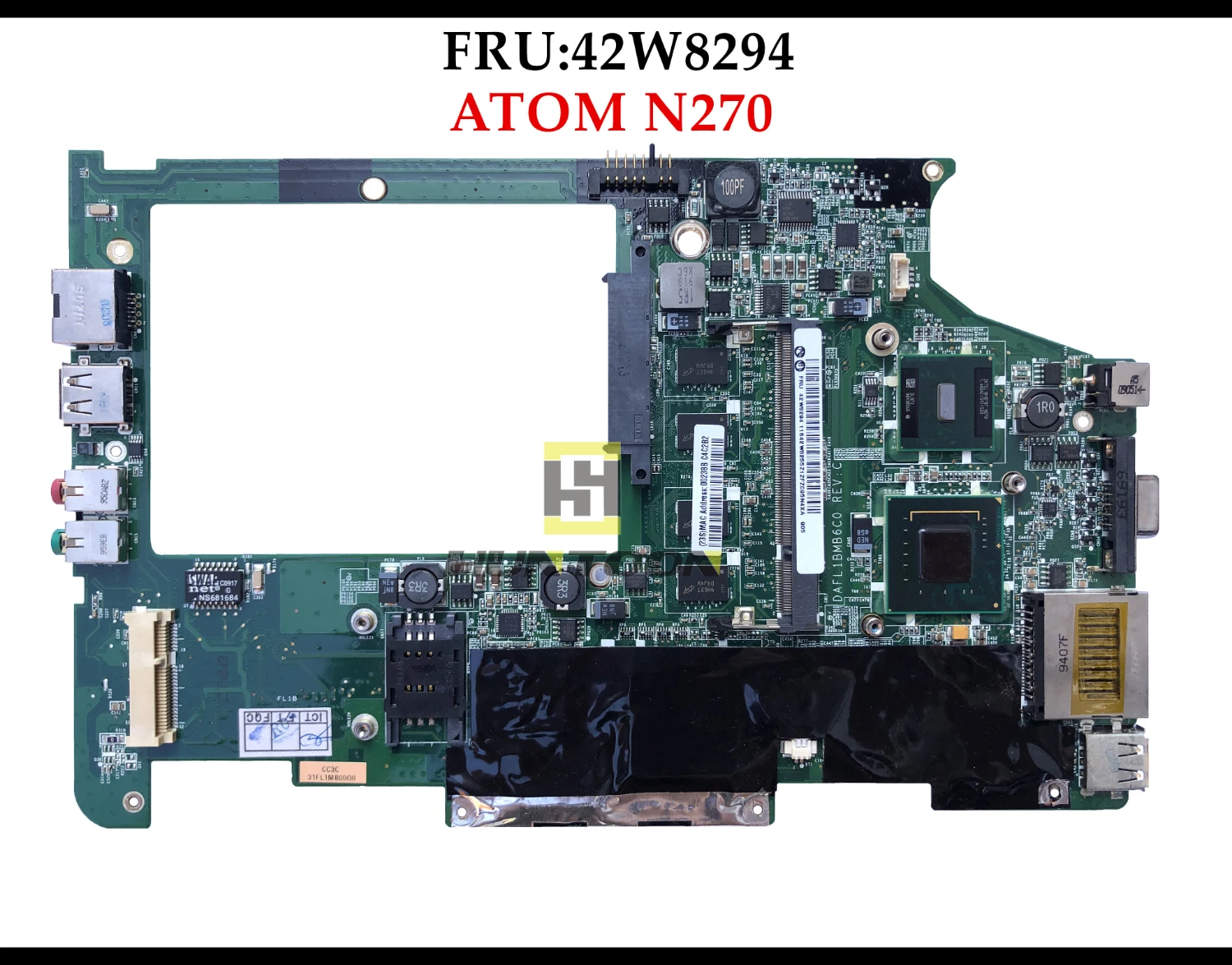 High quality FRU 42W8294 For Lenovo Ideapad S10 Laptop Motherboard DAFL1BMB6C0 Main Board 945GSE DDR2 N270 CPU Full tested
High quality FRU 42W8294 For Lenovo Ideapad S10 Laptop Motherboard DAFL1BMB6C0 Main Board 945GSE DDR2 N270 CPU Full tested