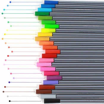 0.4mm 24 Colors Fineliner Needle Tip Marker Water Based Ink Pen Art Painting Set
0.4mm 24 Colors Fineliner Needle Tip Marker Water Based Ink Pen Art Painting Set