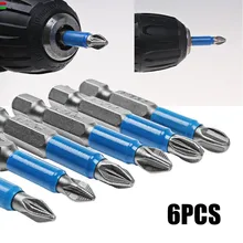 6Pcs 50mm PH1/2/3 Cross .Bit Drill Head Screwdriver Bits Hand Tools Anti Slip Electric Hex Shank Magnetic Screwdriver Drill Bit/
6Pcs 50mm PH1/2/3 Cross .Bit Drill Head Screwdriver Bits Hand Tools Anti Slip Electric Hex Shank Magnetic Screwdriver Drill Bit/
