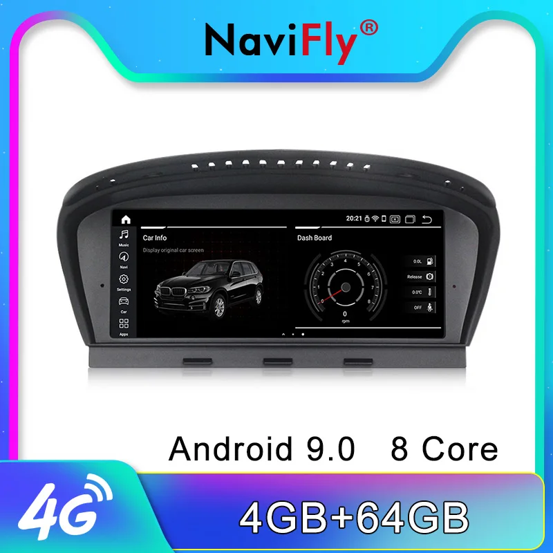 NaviFly 4G RAM Android 9.0 car dvd gps player for BMW 5 Series E60 E61 E63 E64 E90 E91 E92 CCC CIC MASK system gps navigation
NaviFly 4G RAM Android 9.0 car dvd gps player for BMW 5 Series E60 E61 E63 E64 E90 E91 E92 CCC CIC MASK system gps navigation