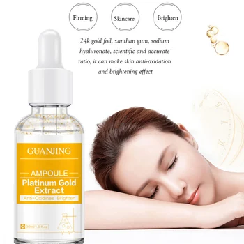 24K Gold Hyaluronic Acid Face Serum Face Whitening Cream Long-lasting Moisturizing Serum Shrink Pore Brighten Essence Face Serum
24K Gold Hyaluronic Acid Face Serum Face Whitening Cream Long-lasting Moisturizing Serum Shrink Pore Brighten Essence Face Serum