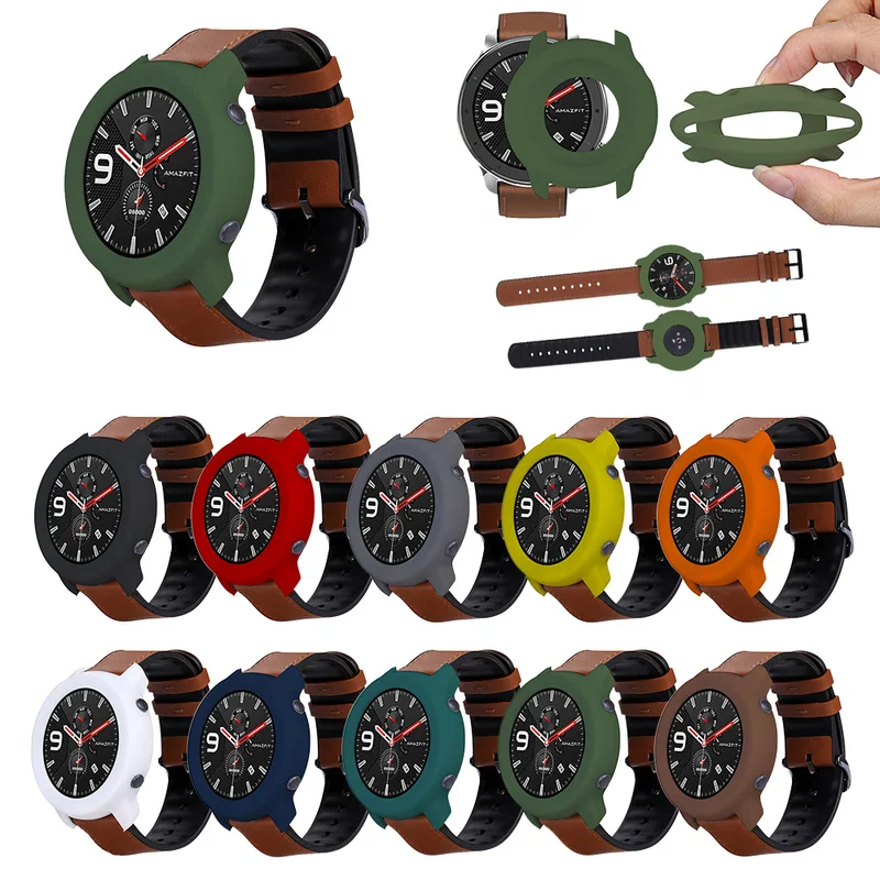 Soft Full Watch Case Cover Shell Silicone Frame Protective for Huami AMAZFIT GTR 47mm TPU Shell Case Screen Protector Watch
Soft Full Watch Case Cover Shell Silicone Frame Protective for Huami AMAZFIT GTR 47mm TPU Shell Case Screen Protector Watch