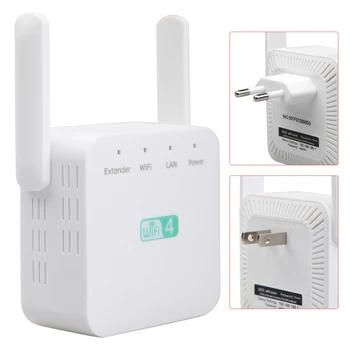 WiFi Signal Extender, Home 300 Mbps Wireless Repeater, WiFi Range Extender Signal Amplification Enhancer-White
WiFi Signal Extender, Home 300 Mbps Wireless Repeater, WiFi Range Extender Signal Amplification Enhancer-White