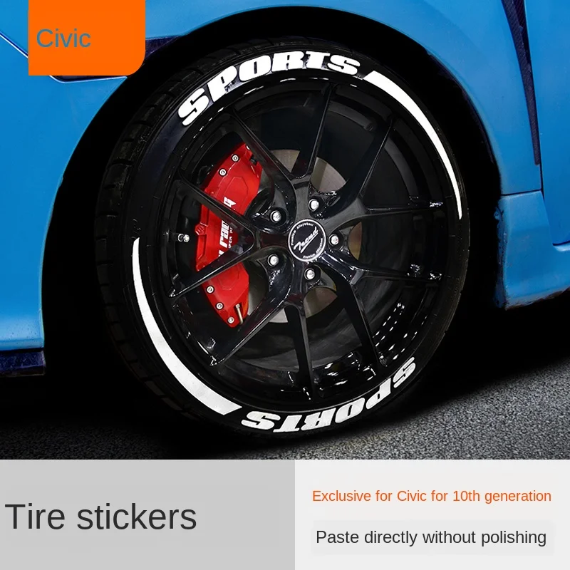 For the Tenth Generation Civic Wheel Hub Paste Tire Decorative Letters Adhesive Paper Reflective Body Sticker xin si yu Ten Gene
For the Tenth Generation Civic Wheel Hub Paste Tire Decorative Letters Adhesive Paper Reflective Body Sticker xin si yu Ten Gene