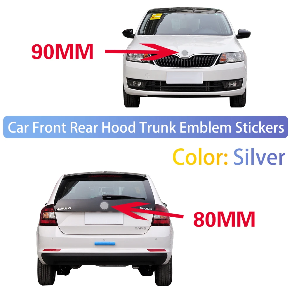 1Pcs 90mm 1Pcs 80mm Car Emblem Front Rear Hood Bonnet Trunk For Skoda Octavia a7 a5 1 2 a3 superb yeti rapid kodiaq fabia karoq
1Pcs 90mm 1Pcs 80mm Car Emblem Front Rear Hood Bonnet Trunk For Skoda Octavia a7 a5 1 2 a3 superb yeti rapid kodiaq fabia karoq