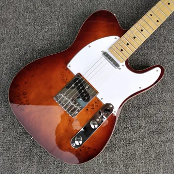 TL model,6 strings electric guitar,red guitar,maple fretboard,burl wood top,free shipping
TL model,6 strings electric guitar,red guitar,maple fretboard,burl wood top,free shipping