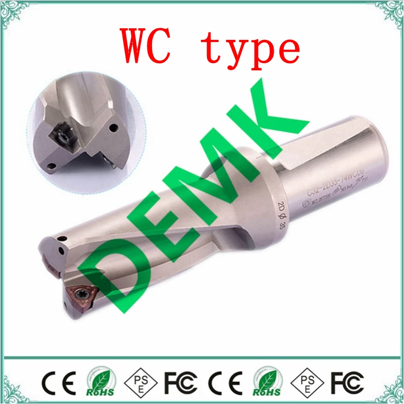 1P C25-4D17.5 WC03 CNC U drill indexable drill bit For WCMX030208 Insert