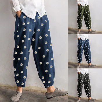 Bloomers Female Casual Pants Women's 2020 Fashion Spring Summer Street Hipsters Pants Trousers Women Loose Flower Print Trousers 
Bloomers Female Casual Pants Women's 2020 Fashion Spring Summer Street Hipsters Pants Trousers Women Loose Flower Print Trousers