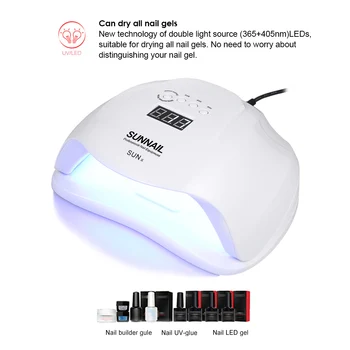 54W UV LED Nail Lamp Sunlight Nail Gail Dryer Machine Fingernails Toenails Curing Equipment Professional Nail Art Tool
54W UV LED Nail Lamp Sunlight Nail Gail Dryer Machine Fingernails Toenails Curing Equipment Professional Nail Art Tool