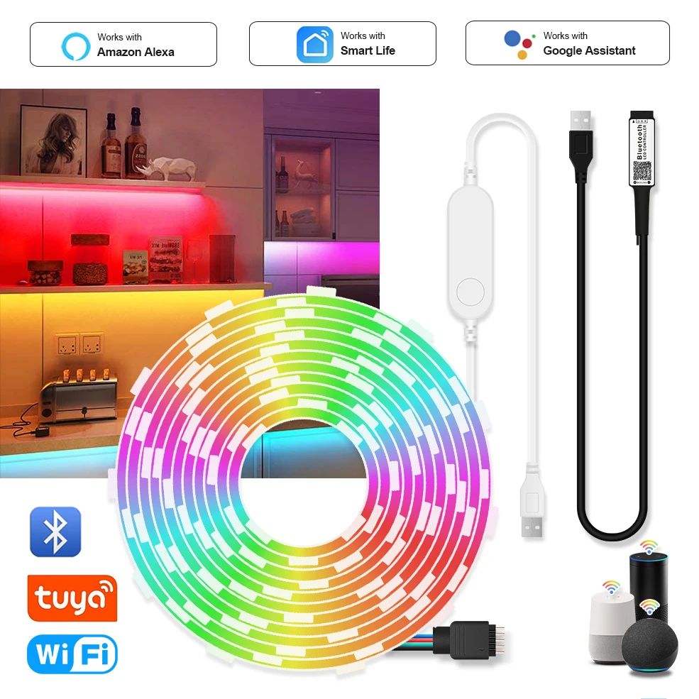 Bluetooth RGB Светодиодные ленты светильник 5V USB 5050 SMD Wi-Fi LED Гибкие светодиодные ленты HD ТВ настольных ПК Экран монитор светильник ing украшения дома
Bluetooth RGB Светодиодные ленты светильник 5V USB 5050 SMD Wi-Fi LED Гибкие светодиодные ленты HD ТВ настольных ПК Экран монитор светильник ing украшения дома