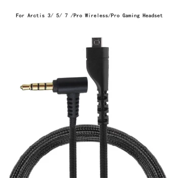Replacement Stereo Audio- Cable Extension Cord for SteelSeries- Arctis 3 5 7 Pro Wireless Gaming Headphone Headset 
Replacement Stereo Audio- Cable Extension Cord for SteelSeries- Arctis 3 5 7 Pro Wireless Gaming Headphone Headset