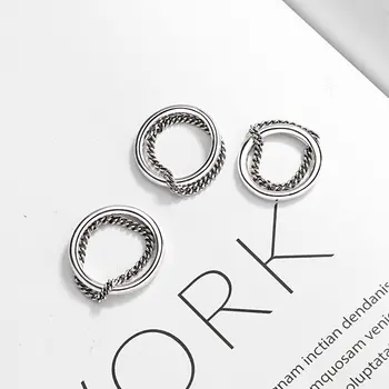 Popular High Quality Fine Jewelry vintage style women rings 925 Sterling Silver ring Circle and Chain girl female gift
Popular High Quality Fine Jewelry vintage style women rings 925 Sterling Silver ring Circle and Chain girl female gift