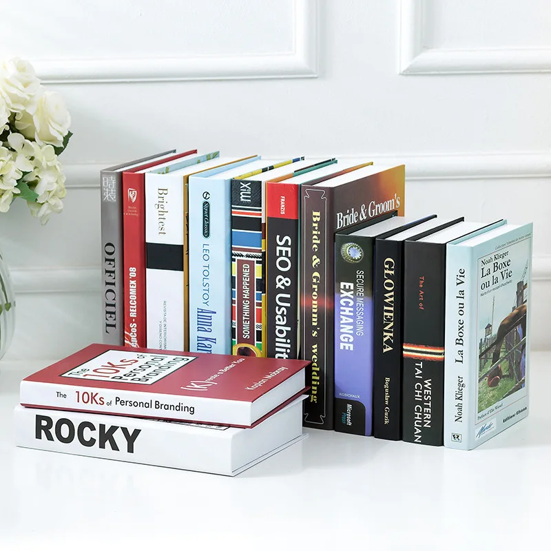 Factory Direct Fake Book Decoration Simple Modern English Decorations Study Decoration Simulation Book Model Book
Factory Direct Fake Book Decoration Simple Modern English Decorations Study Decoration Simulation Book Model Book