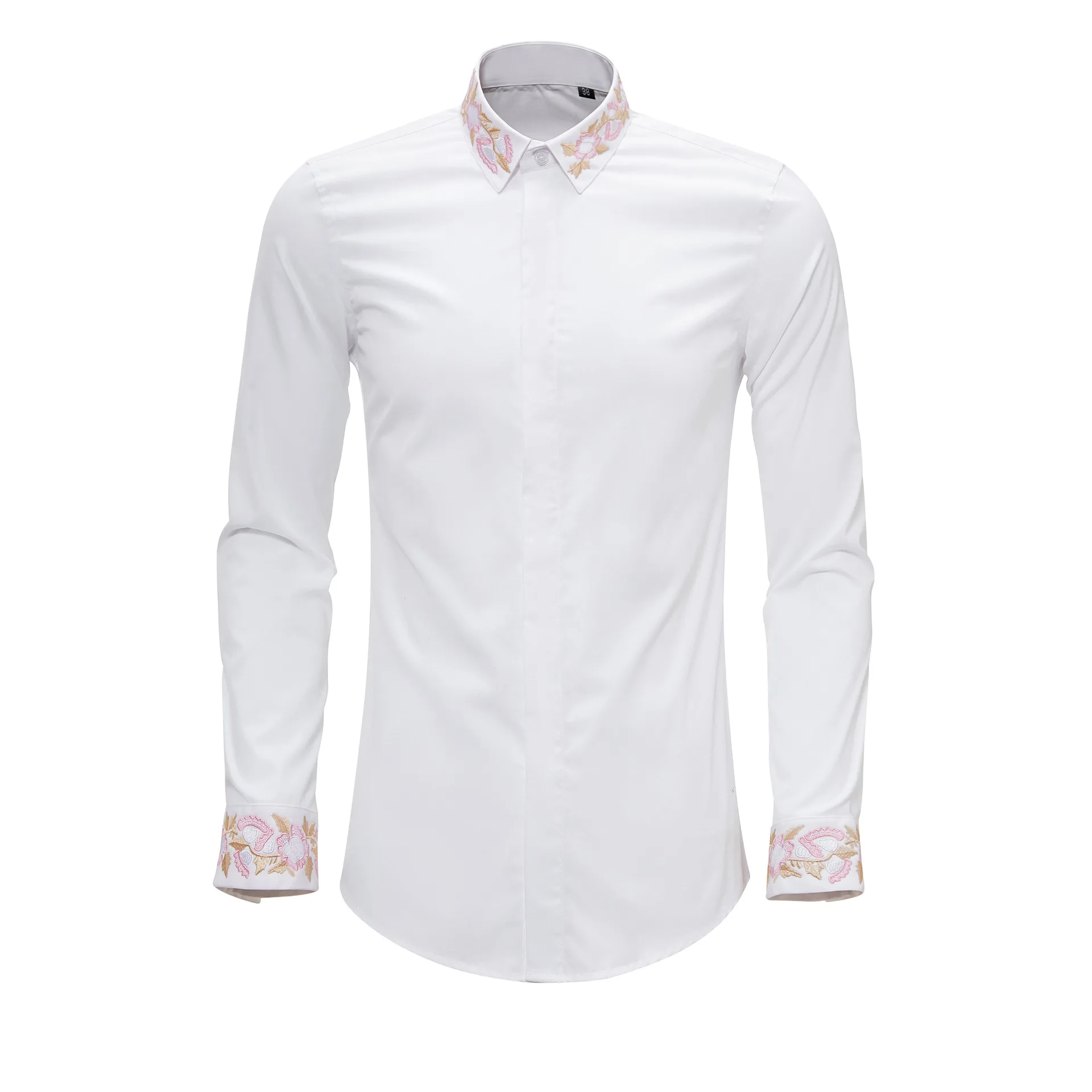 2019 Vetting Panel New Products Chinese-style jin fen hua Embroidered Long Sleeve Men Shirt Slim Fit Fashion Man Shirt
2019 Vetting Panel New Products Chinese-style jin fen hua Embroidered Long Sleeve Men Shirt Slim Fit Fashion Man Shirt