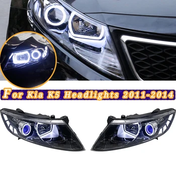 Car Styling Head Lamp For Kia K5 Headlights 2011-2014 Optima LED Headlight Angel Eye LED DRL Hid Bi Xenon Auto Accessories
Car Styling Head Lamp For Kia K5 Headlights 2011-2014 Optima LED Headlight Angel Eye LED DRL Hid Bi Xenon Auto Accessories