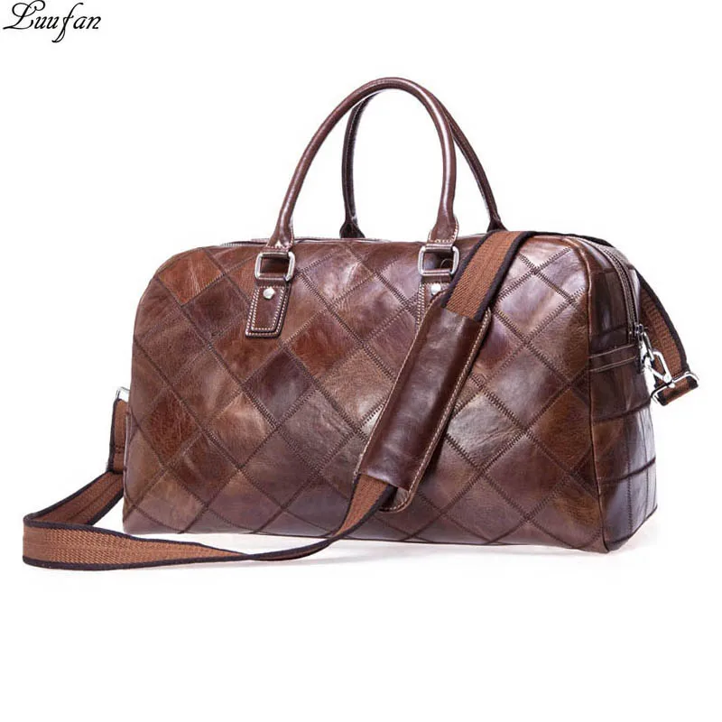 Genuine Leather Men Women Travel Bag Soft Real Leather Cowhide Carry Hand Luggage Bags Big Travel Shoulder Bag Male Luggage bag
Genuine Leather Men Women Travel Bag Soft Real Leather Cowhide Carry Hand Luggage Bags Big Travel Shoulder Bag Male Luggage bag
