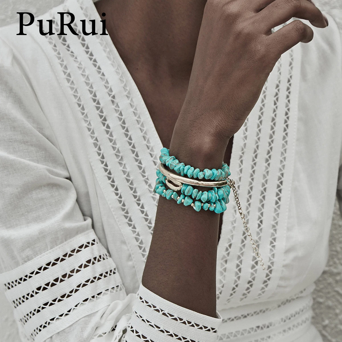 Bohemian Multilayer Natural Stone Bracelet Set Alloy Golden Shell Bracelet Charm Bead Stretch Bracelets Cuff for Women Jewelry
Bohemian Multilayer Natural Stone Bracelet Set Alloy Golden Shell Bracelet Charm Bead Stretch Bracelets Cuff for Women Jewelry