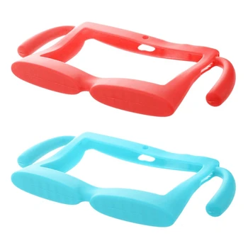 

2pcs 7 Inch Soft Silicone Gel Cover Case for Q88 Android Kids Children Tablet PC A13- Sky Blue & Red