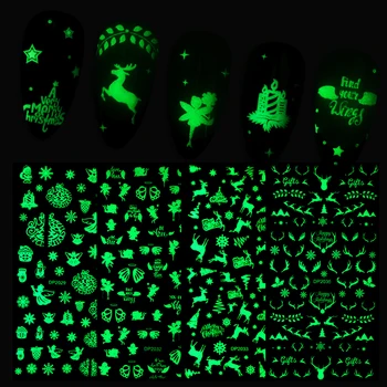 1 Sheet 3D Nail Sticker Christmas Theme Pattern Angel Snowflake Luminous Image Tips Nail DIY Decoration Sticker Decal
1 Sheet 3D Nail Sticker Christmas Theme Pattern Angel Snowflake Luminous Image Tips Nail DIY Decoration Sticker Decal