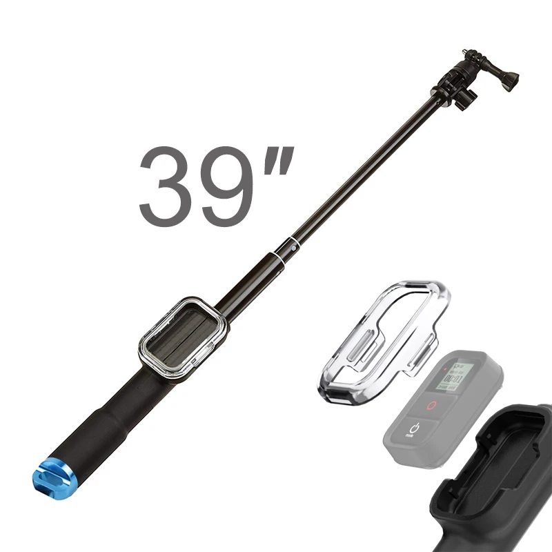 39 inch Selfie Stick Handheld Extend Pole Monopod with Remoter Box for GoPro Hero 8 7 6 5 4 Session Action Camera Accessory
39 inch Selfie Stick Handheld Extend Pole Monopod with Remoter Box for GoPro Hero 8 7 6 5 4 Session Action Camera Accessory