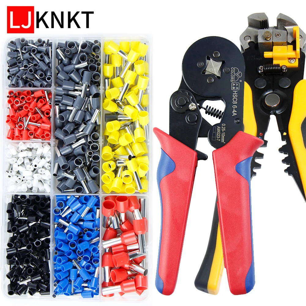 Wire Terminal Connector Insulated Ferrules HSC8 6-4 crimping pliers type needle adjusting Tubular tools mini electrical pliers
Wire Terminal Connector Insulated Ferrules HSC8 6-4 crimping pliers type needle adjusting Tubular tools mini electrical pliers