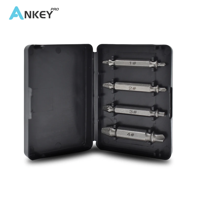 4PCS Stud Tool Set Double Side Damaged Screw Extractor Drill Bits Out Remover Bolt S2 Alloy Steel Out Remover Bolt Stud Tool
4PCS Stud Tool Set Double Side Damaged Screw Extractor Drill Bits Out Remover Bolt S2 Alloy Steel Out Remover Bolt Stud Tool